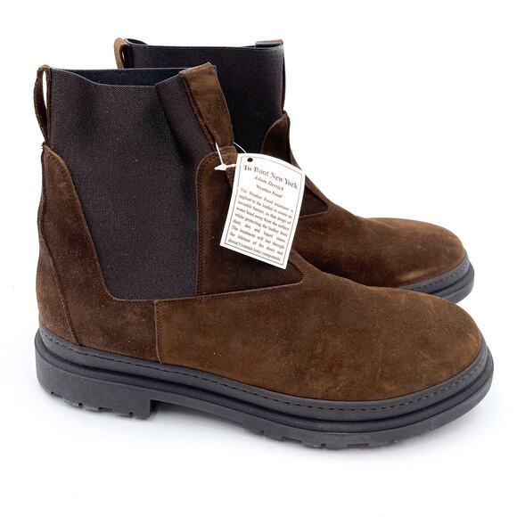 To Boot New‎ York Hemingway Boots Otter Brown Suede Leather Ankle Sz 12 Men\'s main image 11